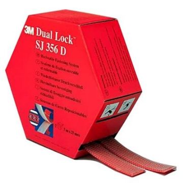 Immagine di 3M - Dual Lock SJ356D Trasparente 2 rotoli 25mm x 5m