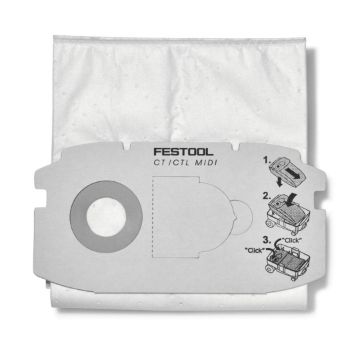 Immagine di Festool - SC FIS-CT MIDI/5 Sacchetto Filtro per CTL MIDI (2018)